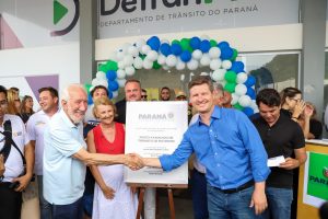 Santin Roveda e Darci Piana inauguram posto avançado do Detran-Pr em Matinhos
